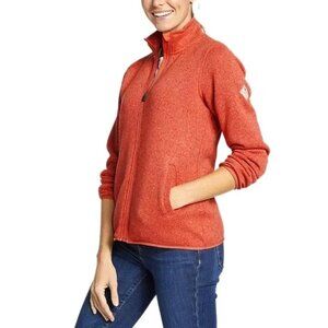 Eddie Bauer Radiator Fleece Full Zip Mock Neck Jacket. Flamingo. Size T2XL